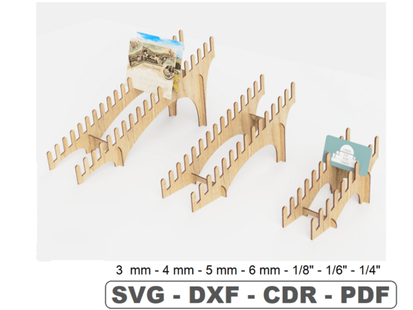 Ahşap Kartvizitlik ve Kart Standı Lazer Kesim Dosyası