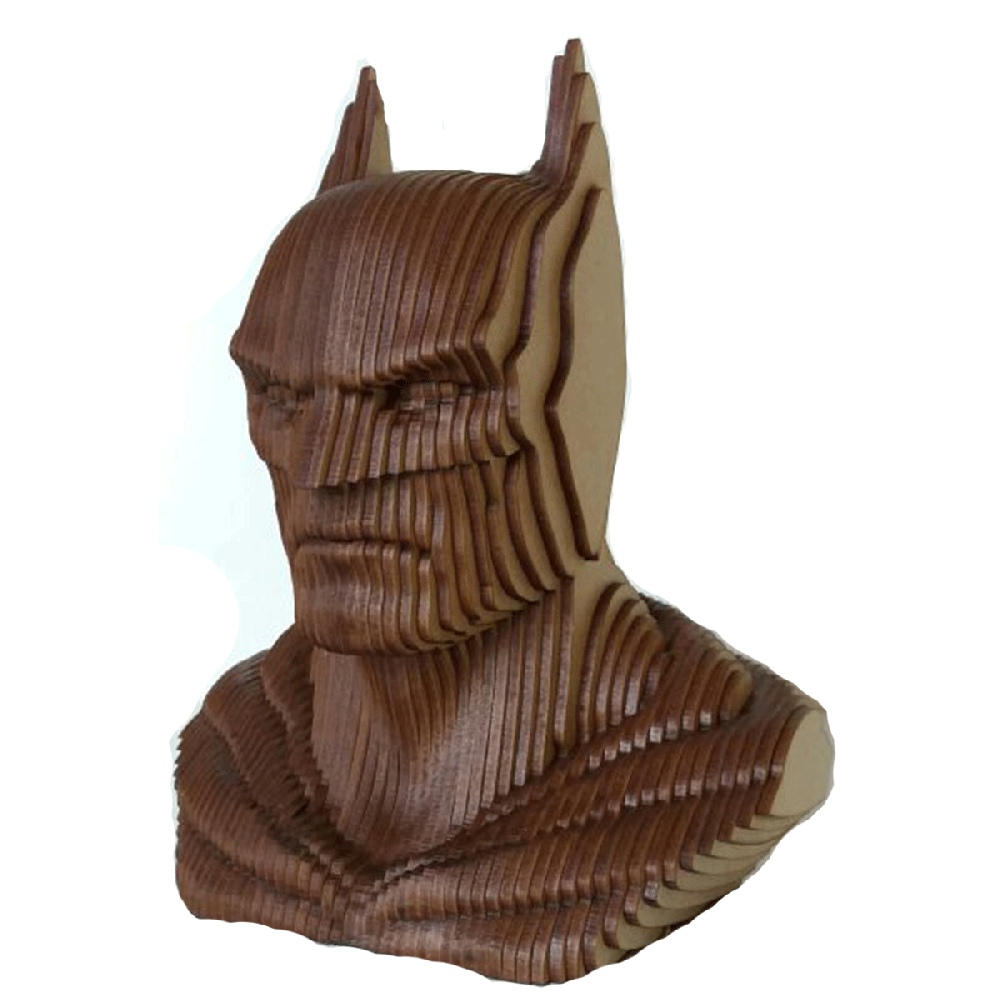 Batman Temalı 3D Ahşap Puzzle Lazer Kesim Dosyası