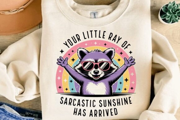 Retro Sarcastic Sunshine Rakun Fontu