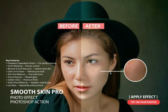 Smooth Skin Pro Profesyonel Photoshop Retuş Eklentisi