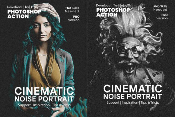 Sinematik Kumlanma Efektli Photoshop Action