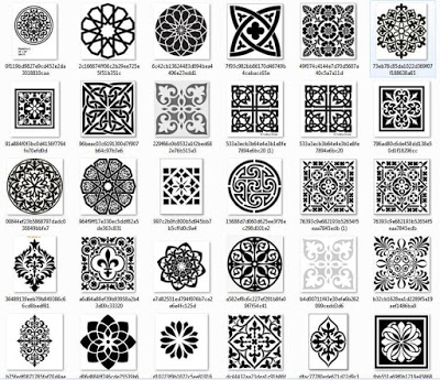 Geleneksel Mandala ve Motif Vektör Seti